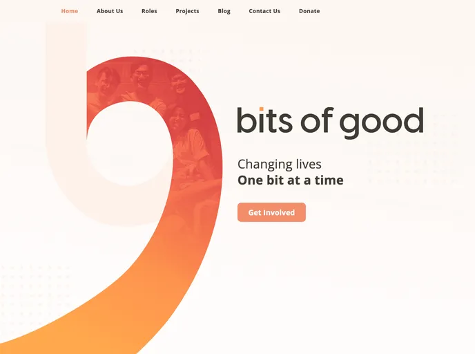 screenshot of Website