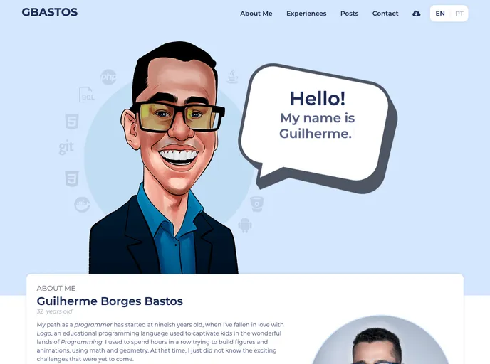 Live Resume screenshot