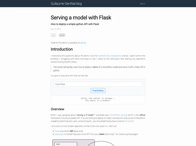 screenshot of Api_ner