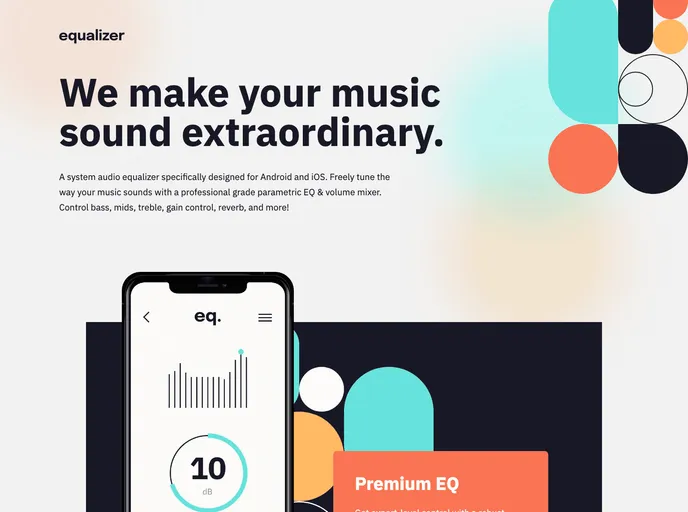 screenshot of Equalizer Lp