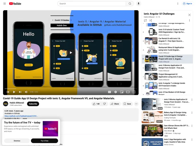 screenshot of UI Challenges