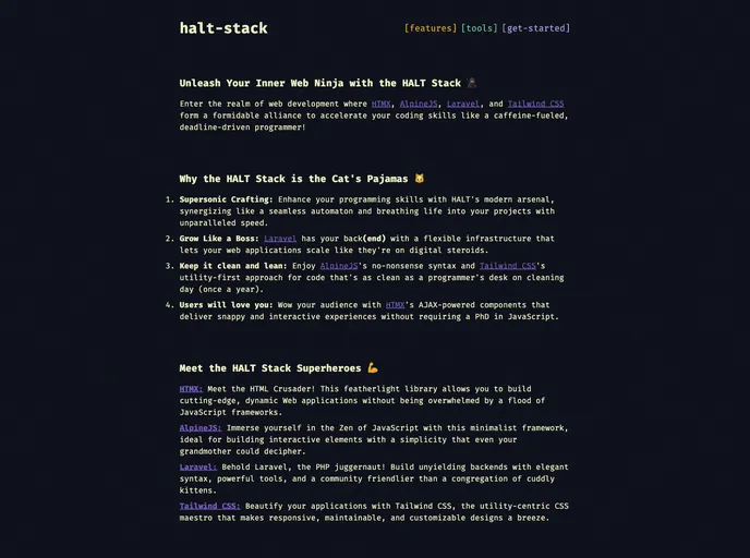 screenshot of Starter Kit