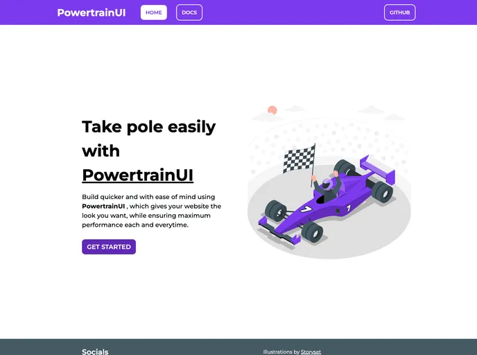 screenshot of PowertrainUI