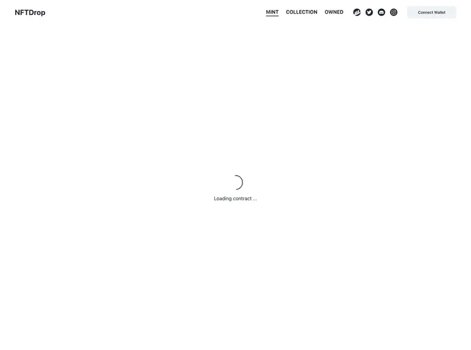 screenshot of Thirdweb Nftdrop Nextjs