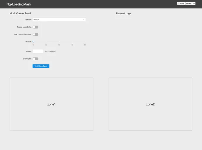 screenshot of Ngx Loading Mask