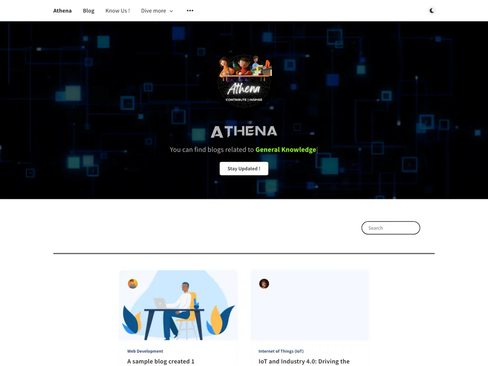 screenshot of Article_Repository_Management_System