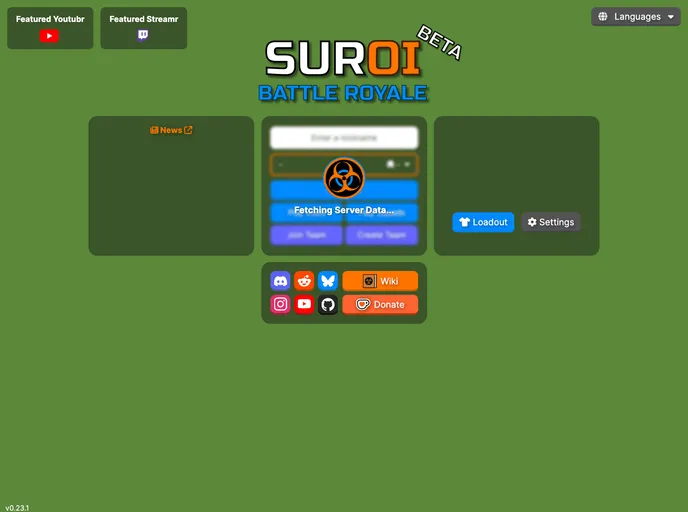 screenshot of Suroi