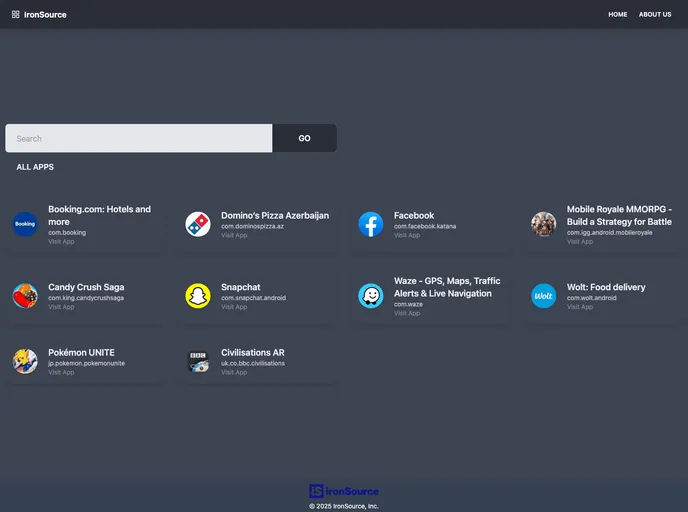 screenshot of Apps Play