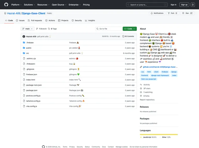 Django Ease Client screenshot