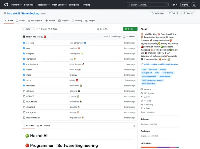 Hotel Booking screenshot