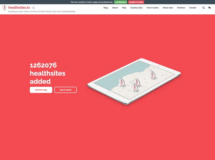 screenshot of Healthsites