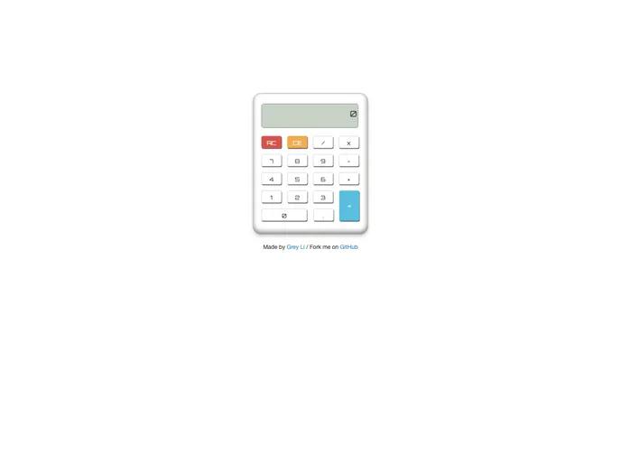 screenshot of Calculator