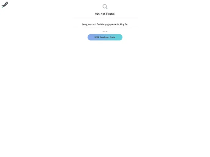 screenshot of Here Covid 19 Tracker