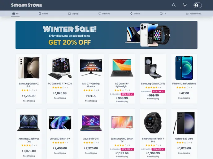 Ecommerce Nextjs App screenshot