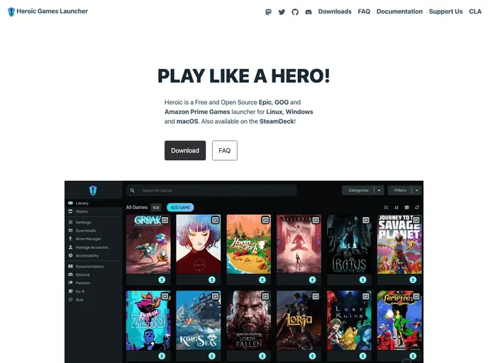 HeroicGamesLauncher screenshot