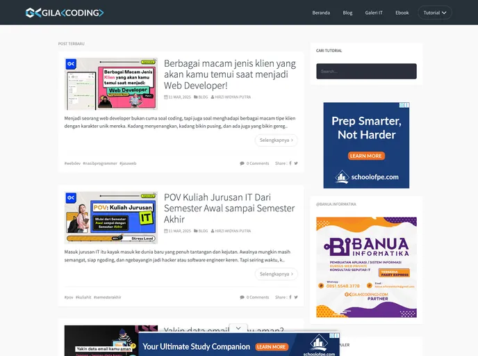 screenshot of Perpus Laravel