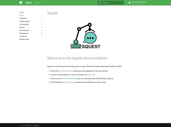 Squest screenshot