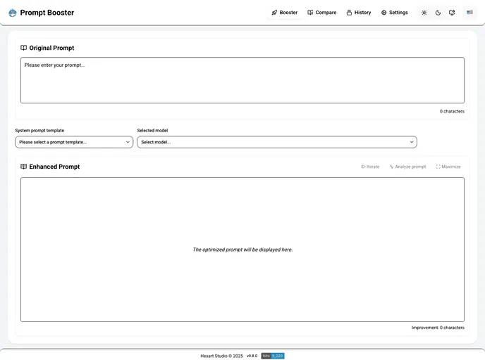 Prompt Booster screenshot