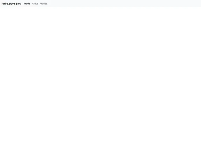Php Laravel Blog screenshot