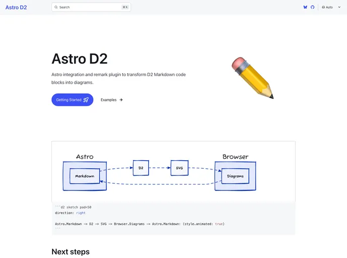 screenshot of Astro D2