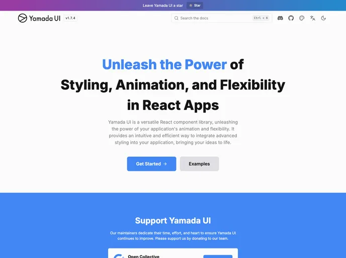 screenshot of Yamada Docs