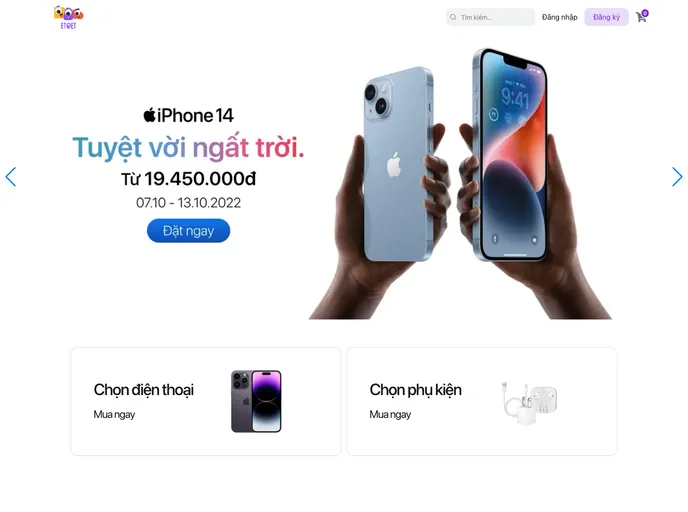 screenshot of Ecommerce Nextjs Nestjs