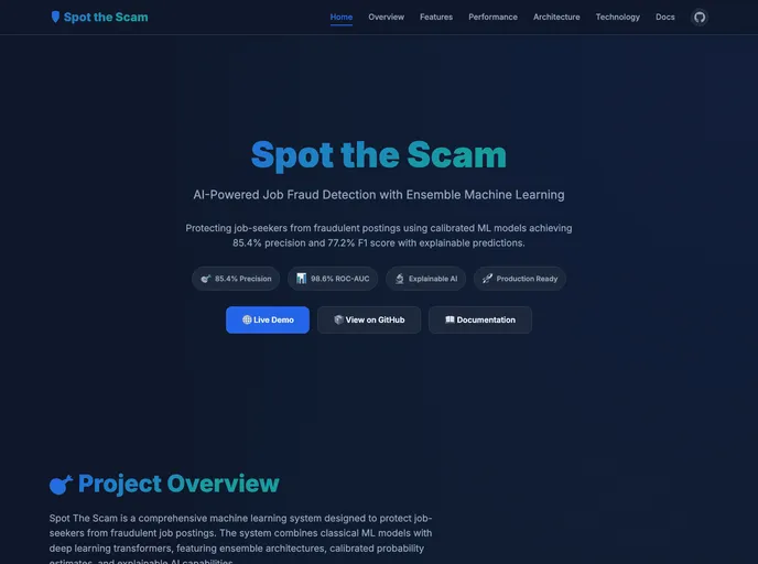 Spot The Scam AI Job Fraud screenshot