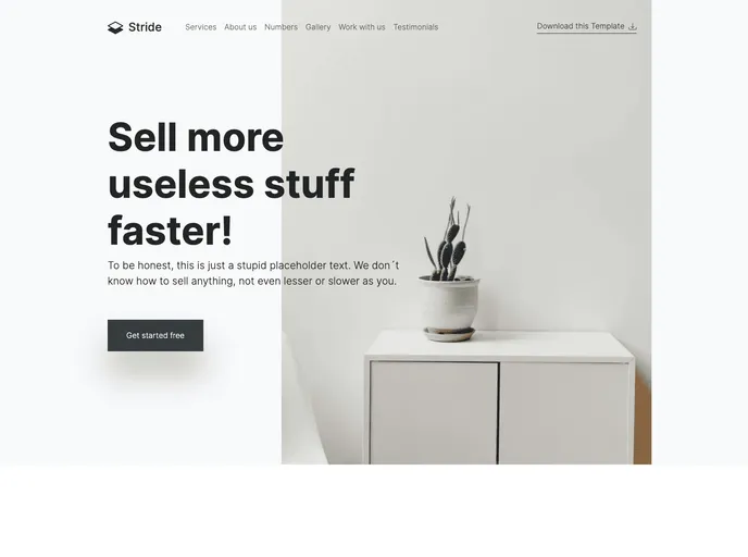 screenshot of Stride