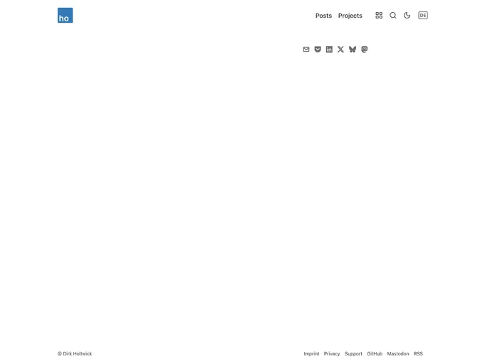 screenshot of Hostic