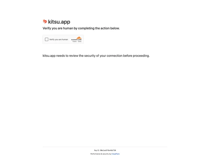 screenshot of Kitsu Server