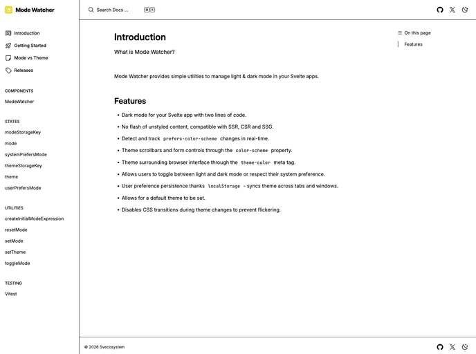 Mode Watcher screenshot