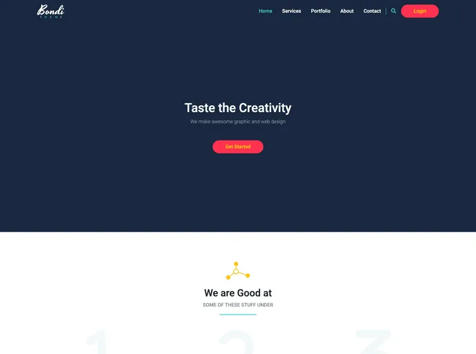 screenshot of Bootstrap5_Bondi