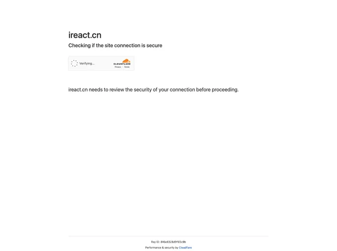 screenshot of IReact