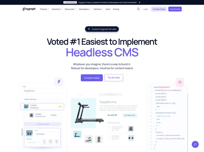 screenshot of Gatsby Graphcms Example