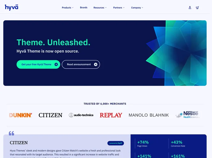Hyva Modules Tailwind Js screenshot