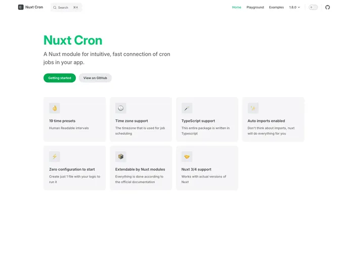 Nuxt Cron