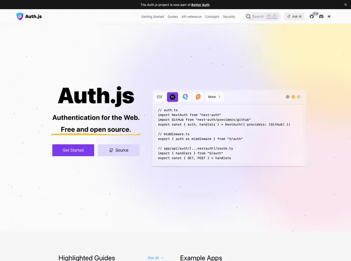 Next Auth screenshot