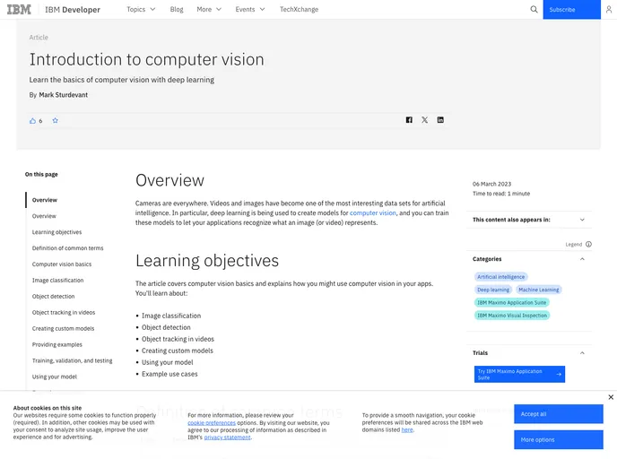 screenshot of Maximo Visual Inspector Dashboard