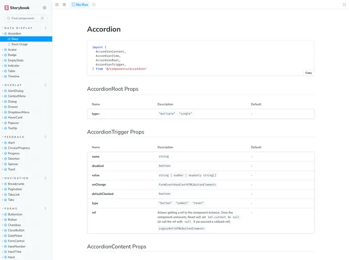 screenshot of Starterkit React Typescript