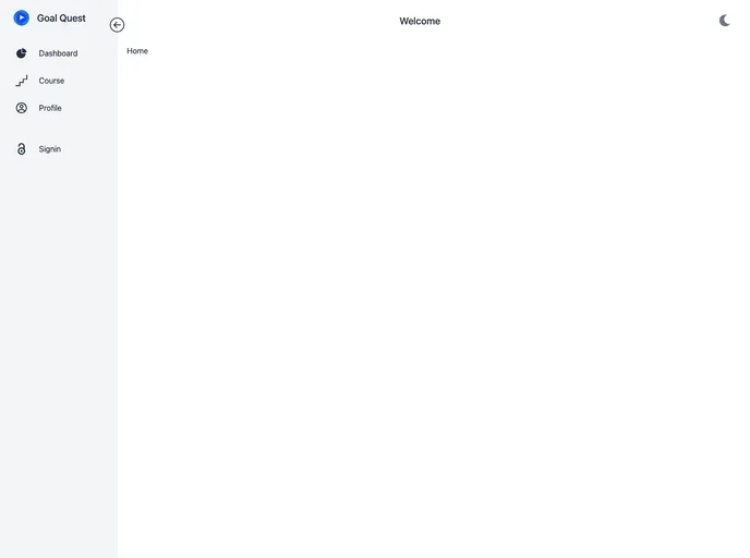 screenshot of React Sidebar Tailwind Darkmode