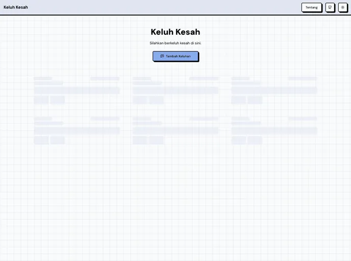 screenshot of Keluhkesah