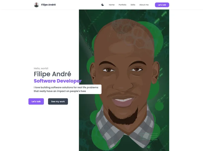 screenshot of My Portfolio