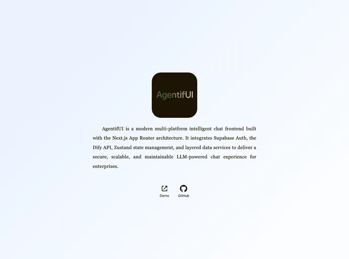 Agentifui screenshot