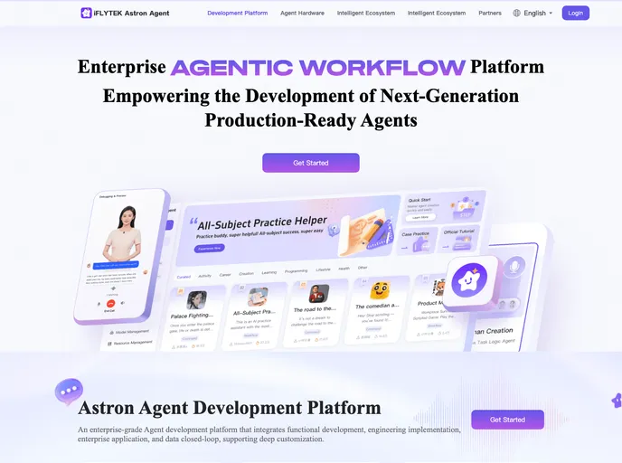 screenshot of Astron Agent