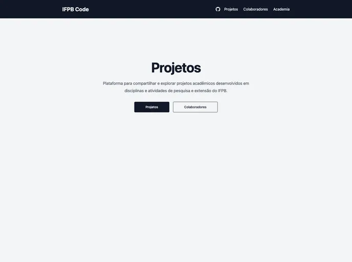 Projects screenshot