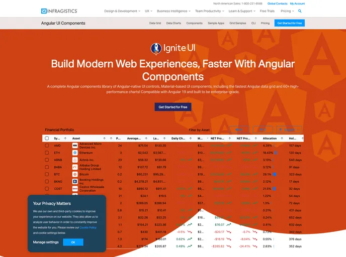 screenshot of Igniteui Docfx