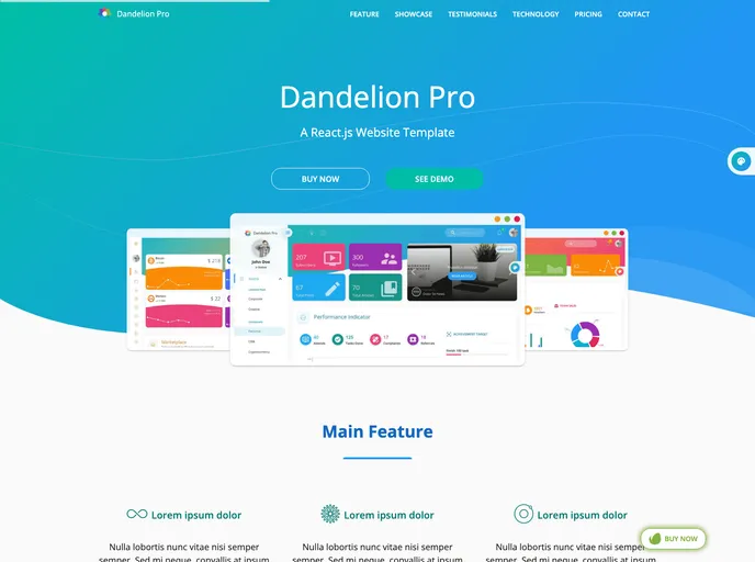 screenshot of Dandelion Starter