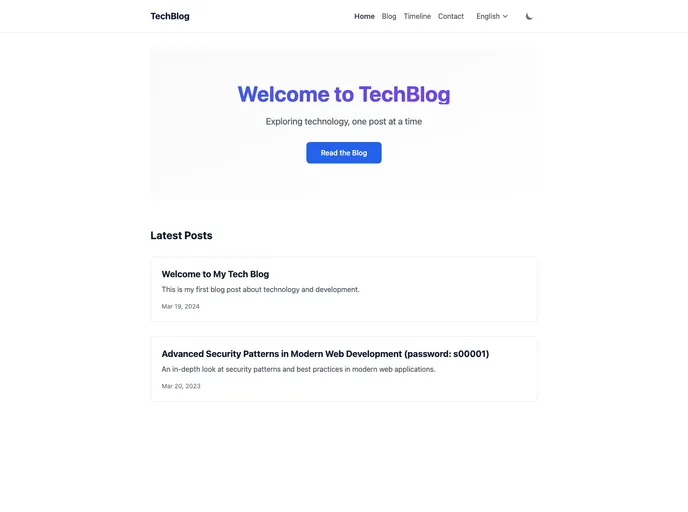 Build Blog Astro screenshot