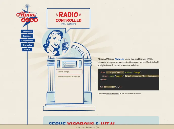 Alpine Ajax screenshot
