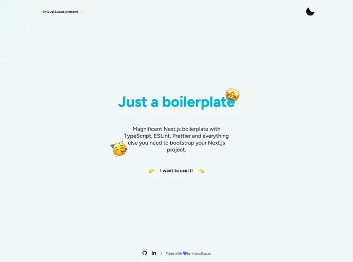screenshot of Next 13 Boilerplate